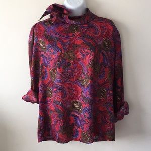 vintage paisley top